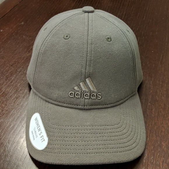 olive green adidas hat womens